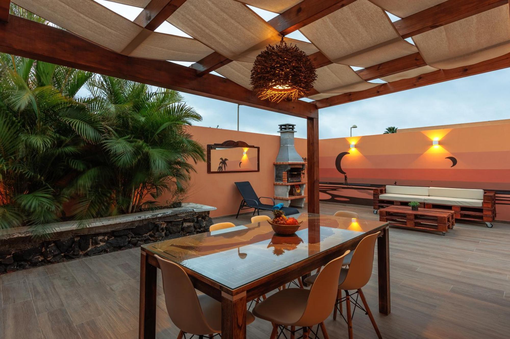Villa Jacuzzi & Barbecue La Oliva Luaran gambar