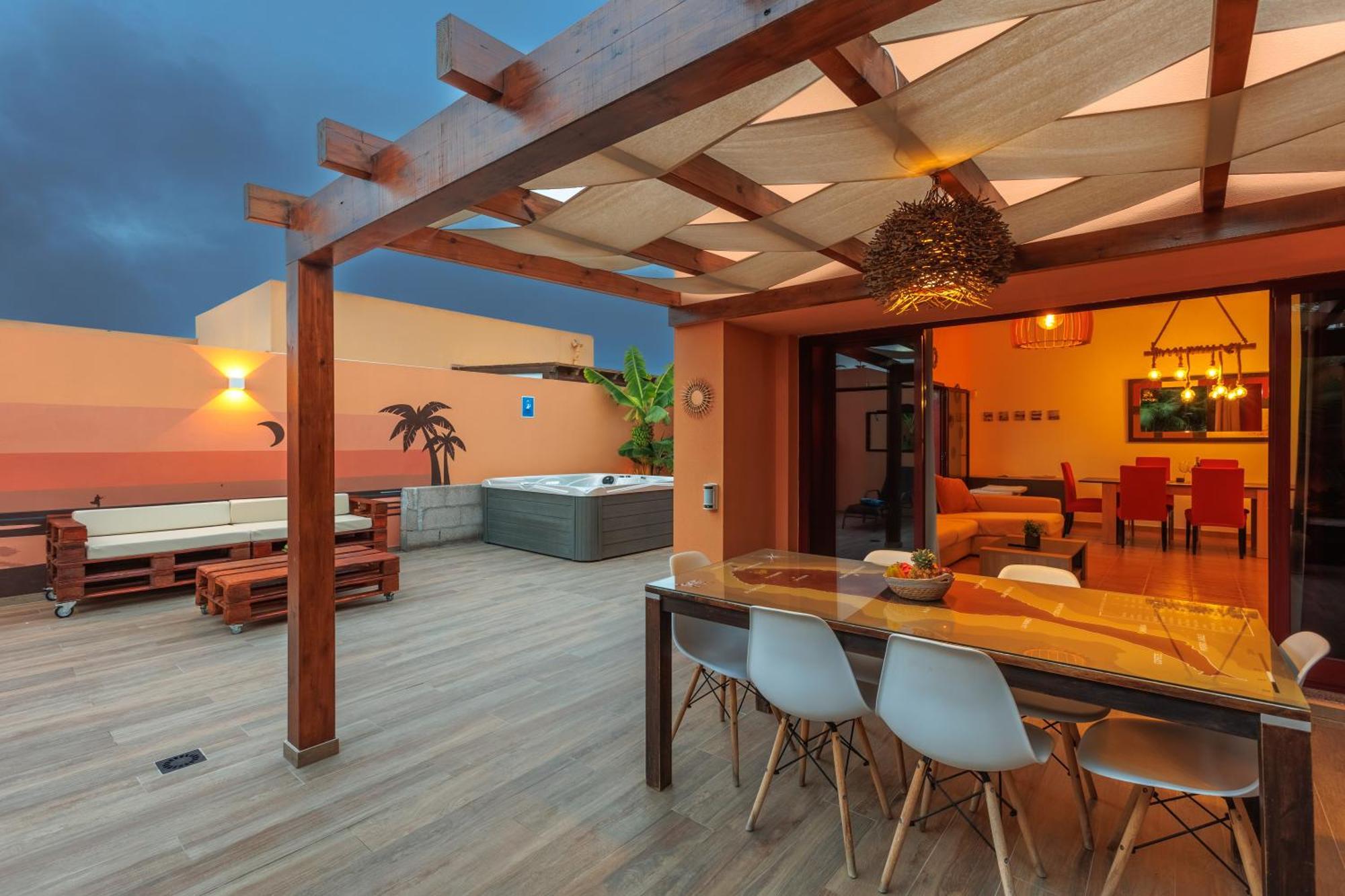 Villa Jacuzzi & Barbecue La Oliva Luaran gambar